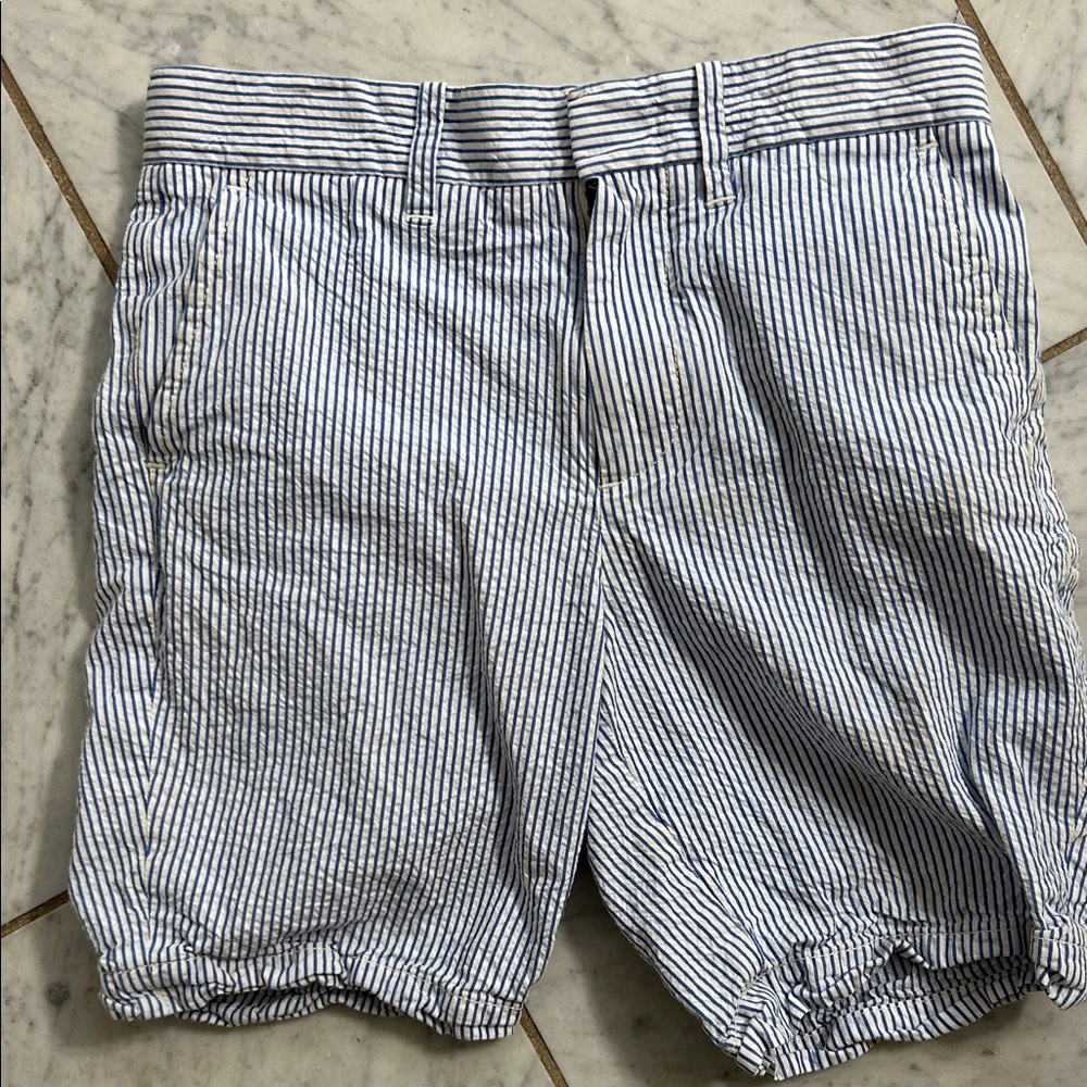 Crewcuts Blue and White Striped Men's Shorts